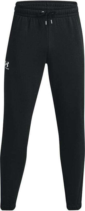 Under Armour Men's UA Essential Fleece Joggers Black/White S Fitness nohavice