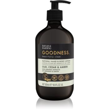 Baylis & Harding Goodness Oud, Cedar & Amber jemné telové mlieko 500 ml