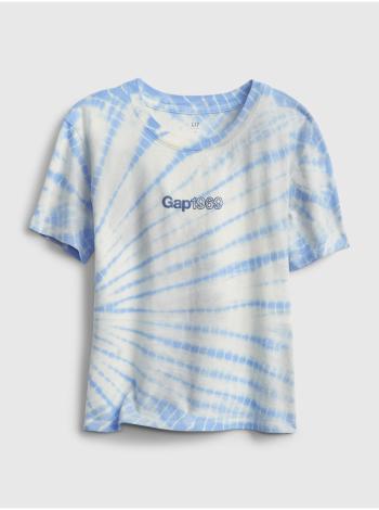 Detské tričko GAP Logo knit t-shirt Biela