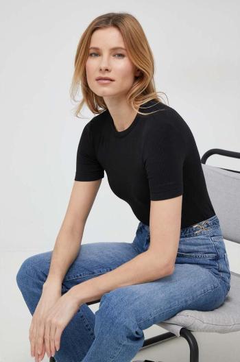 Tričko Calvin Klein dámsky, čierna farba