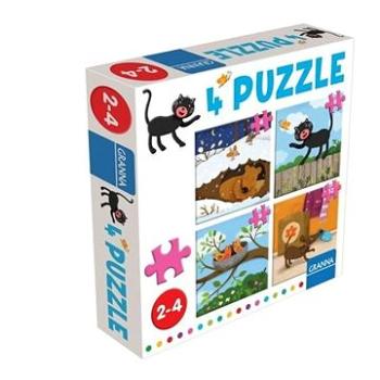 4 puzzle – mačka (5900221004069)