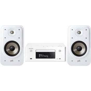 DENON RCD-N10 CEOL White + Polk Signature S20e White