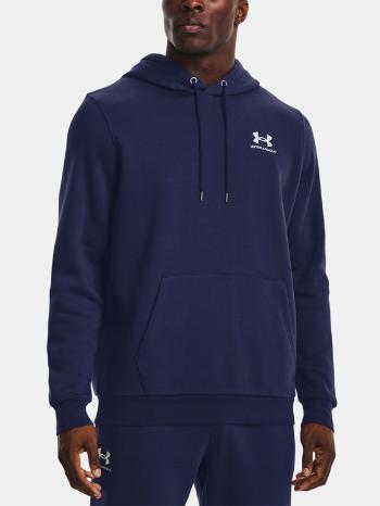 Under Armour UA Essential Fleece Hoodie Mikina Modrá