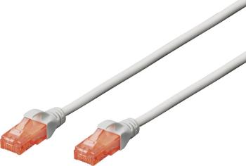 Digitus DK-1617-100 RJ45 sieťové káble, prepojovacie káble CAT 6 U/UTP 10.00 m sivá s ochranou 1 ks