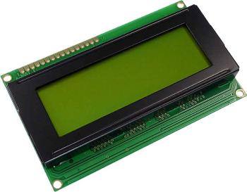 Display Elektronik LCD displej   žltozelená 20 x 4 Pixel (š x v x h) 98 x 60 x 11.6 mm DEM20485SYH-LY