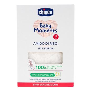 CHICCO Škrob detský ryžový do kúpeľa Baby Moments Sensitive 100 % BIO 250 ml