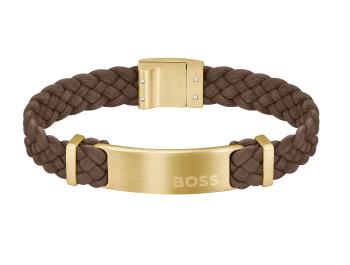 Hugo Boss Fashion pánsky semišový náramok Dylan 1580607 19 cm