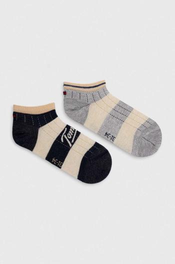 Detské ponožky Tommy Hilfiger 2-pak béžová farba