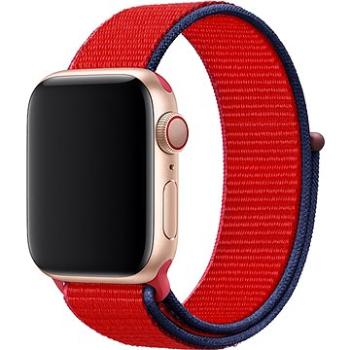 Eternico Airy na Apple Watch 38 mm/40 mm/41 mm  Chilly Red and Blue edge (AET-AWAY-ChReB-38)