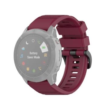 SILICONE Remienok Garmin Fenix 3 / 3HR / 5X / 5 Plus / 6X / 6X Pro bordová