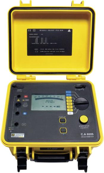 Chauvin Arnoux C.A 6505 tester izolácií  40 V, 5100 V 10 TΩ