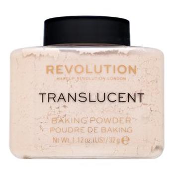 Makeup Revolution Baking Powder Translucent púder pre zjednotenú a rozjasnenú pleť 32 g