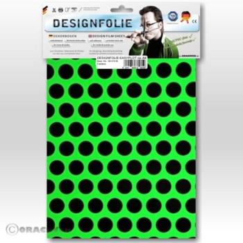 Oracover 90-041-071-B dizajnová fólie Easyplot Fun 1 (d x š) 300 mm x 208 mm zelená, čierna