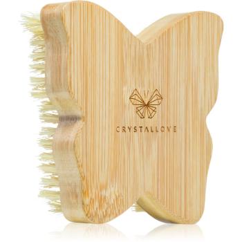 Crystallove Bamboo Butterfly Agave Body Brush masážna kefa na telo 1 ks