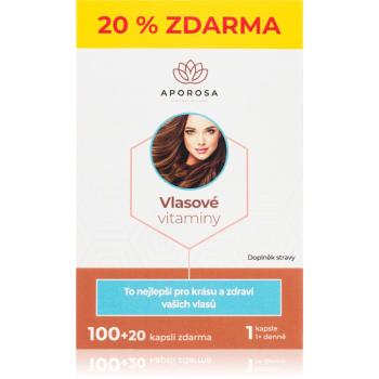 Aporosa Vlasové vitaminy premium kapsuly pre zdravé a krásne vlasy 120 cps