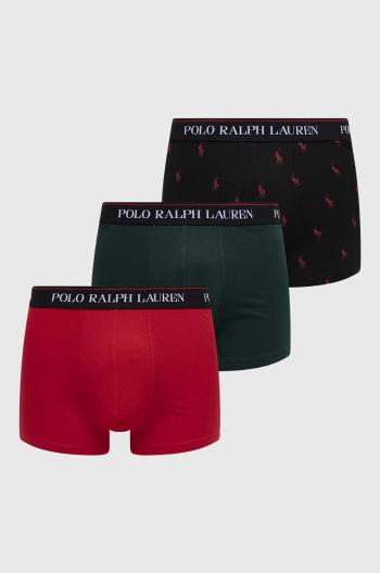 Boxerky Polo Ralph Lauren 3-pak pánske,čierna farba,714830299