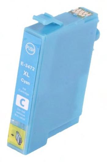 EPSON T3472 (C13T34724010) - kompatibilná cartridge, azúrová, 14ml