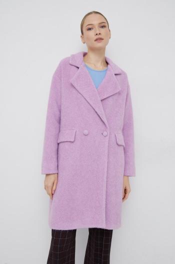 Kabát XT Studio dámsky, ružová farba, prechodný,