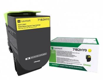 Lexmark 71B2HY0, yellow, 3500 str., originálny toner