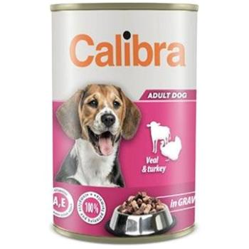 Calibra Dog konzerva veal & turkey in gravy 1 240 g (8594062089698)