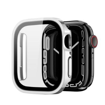 Dux Ducis Hamo puzdro so sklom na Apple Watch 7 41mm, strieborné