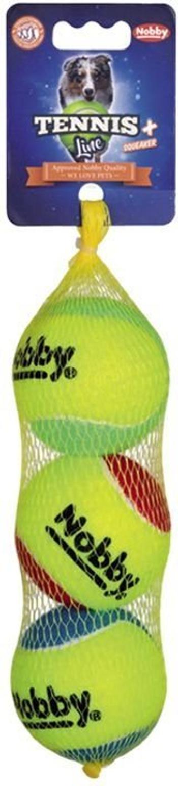 Tennisová lopta pískajúca M farebná