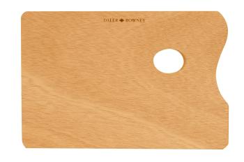 DALER-ROWNEY - Drevená paleta obdĺžniková 20x30 cm