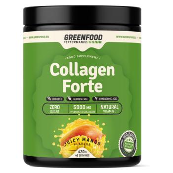 GREENFOOD NUTRITION Performance collagen forte šťavnaté mango 420 g