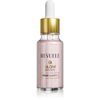 Revuele Glow Drops Rose Quartz rozjasňujúce sérum na telo a tvár 20 ml