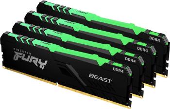 Kingston Sada RAM pre PC FURY Beast RGB KF426C16BB1AK4/64 64 GB 4 x 16 GB DDR4-RAM 2666 MHz CL16