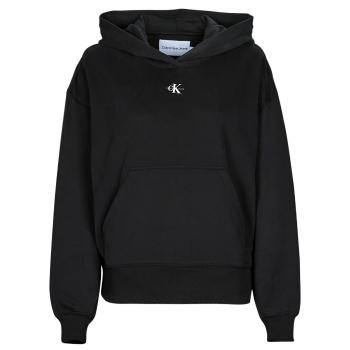 Calvin Klein Jeans  MICRO MONOLOGO HOODIE  Mikiny Čierna