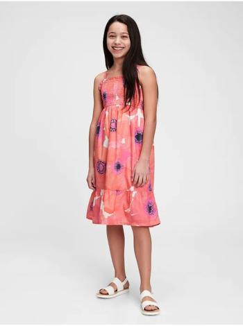 Detské šaty floral midi dress Ružová