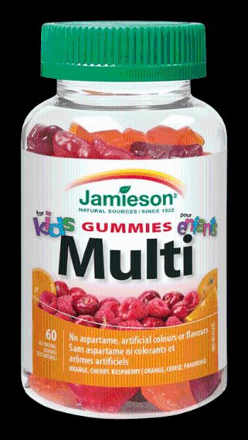 Jamieson Multi Kids Gummies želatínové pastilky 60 pastiliek