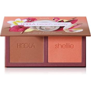 Benefit Hoola & WANDERful World Duos paletka na tvár limitovaná edícia odtieň Beach Vacay 2x2,5 g