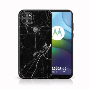 MY ART Silikónový kryt Motorola Moto G9 Power BLACK MARBLE (142)