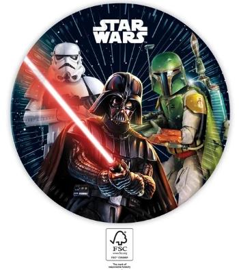 Kompostovateľné taniere - Star Wars galaxy 8 ks