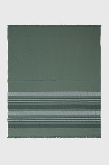 Bavlnený uterák BOSS zelená farba