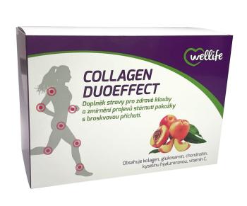 COLLAGEN DuoEFFECT sáčky s broskvovou příchutí 30 x 4,7 g