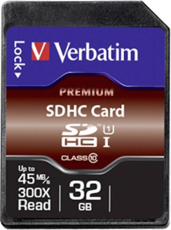 Pamäťová karta SDHC 16 GB Verbatim Class 10