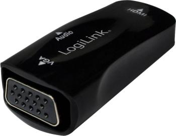 LogiLink CV0108  adaptér [1x HDMI zásuvka - 1x VGA zásuvka] čierna