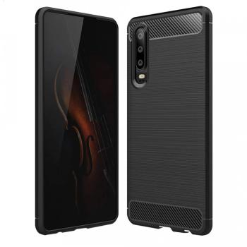 IZMAEL Huawei P30 Puzdro Carbon Bush TPU  KP9455 čierna