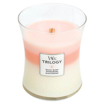 WoodWick Vonná sviečka Trilogy Island Getaway 275 g