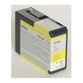 EPSON T5804 (C13T580400) - originálna cartridge, žltá, 80ml