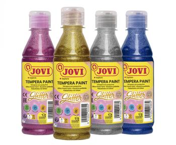 JOVI PREMIUM - Glitrové temperové farby 250 ml fialová 51723