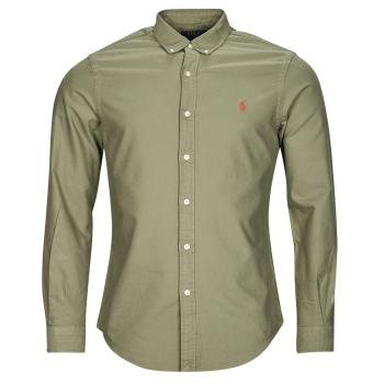 Polo Ralph Lauren  SLBDPPCS-LONG SLEEVE-SPORT SHIRT  Košele s dlhým rukávom Kaki