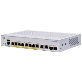 CISCO CBS350 Managed 8-port GE, PoE, 2× 1 G Combo (CBS350-8P-2G-EU)