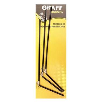 Graff Průjezd zahnutý Specialist 20cm 3ks Černý (8594185853596)