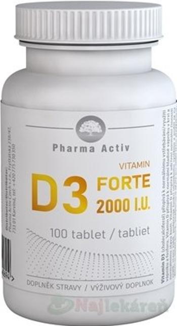 Pharma Activ Vitamin D3 FORTE 2000 I.U., 100ks