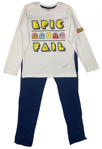 EPlus Chlapčenské pyžamo - Pacman modré Veľkosť - deti: 152