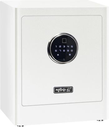 Basi 2020-0000-WEISS mySafe Premium 350 nábytkový trezor  na heslo, zámok s odtlačkom prsta biela